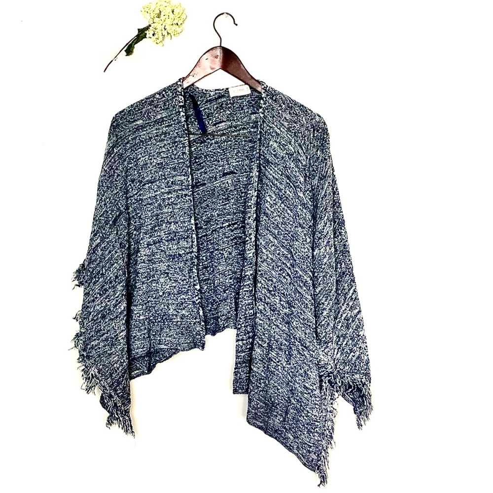 PULL & BEAR / Blue / Cardigan / Fall / Boho